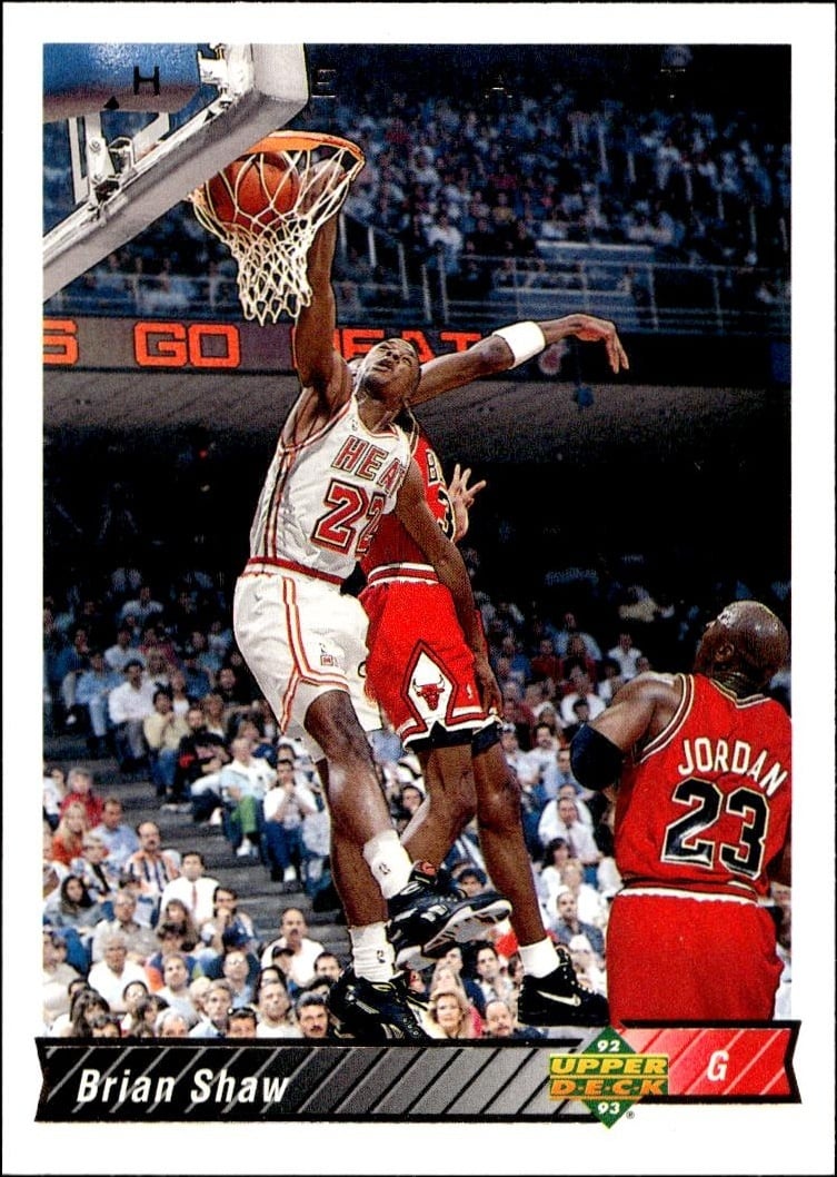 1992-93 Upper-Deck Brian Shaw #189 trading card