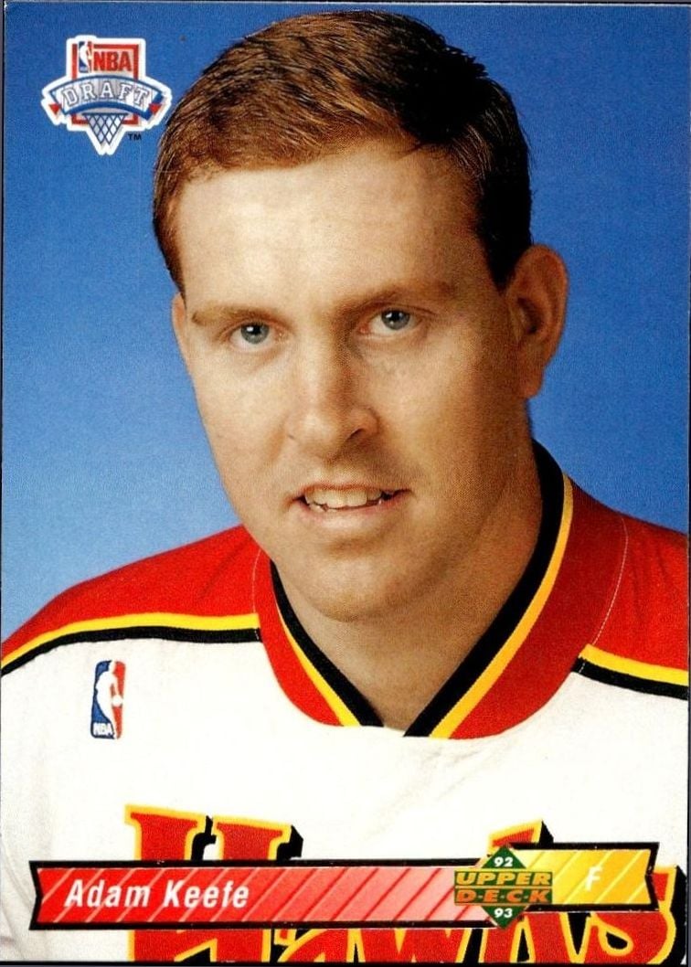 1992 Upper Deck Adam Keefe #6 basketball trading card front