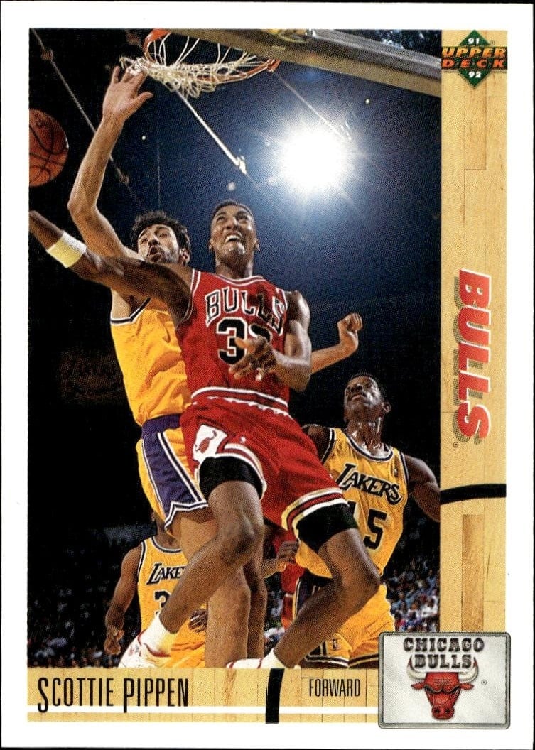 1991-92 Upper-Deck Scottie Pippen #125 trading card