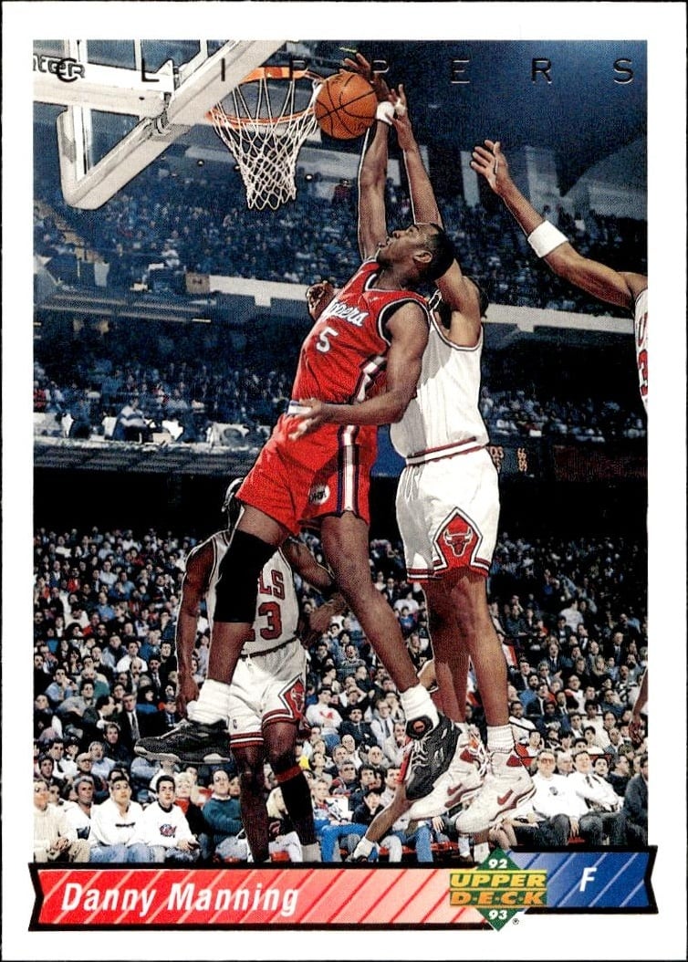 1992-93 Upper-Deck Danny Manning #271 trading card