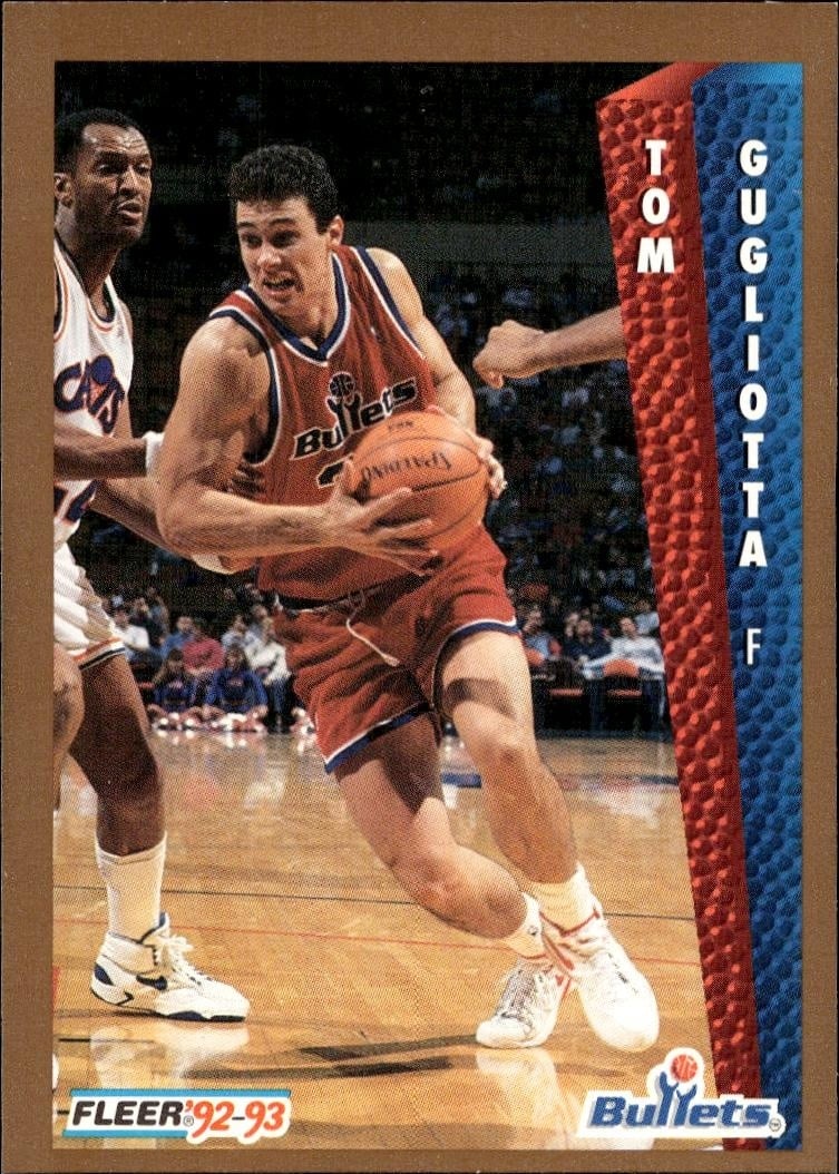 1992-93 Fleer Tom Gugliotta #437 trading card
