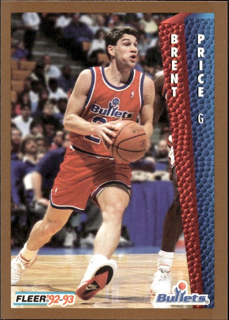 1992-93 Fleer Brent Price #442 trading card