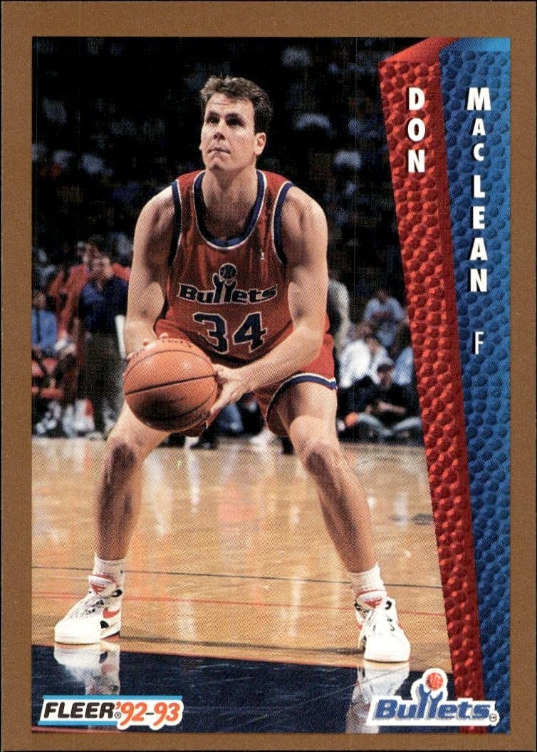 1992-93 Fleer Don MacLean #440 trading card