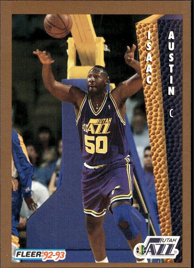1992-93 Fleer Isaac Austin #432 trading card