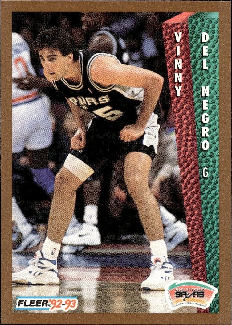 1992 Fleer Vinny Del Negro #426 basketball trading card front