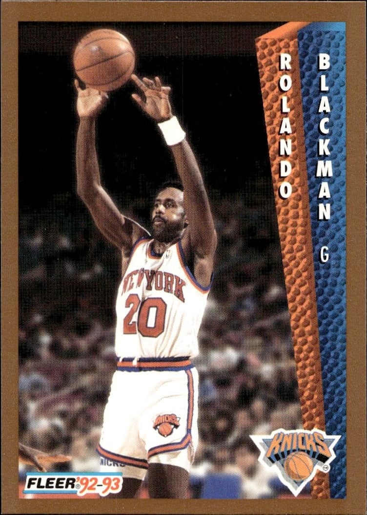 1992-93 Fleer Rolando Blackman #393 trading card