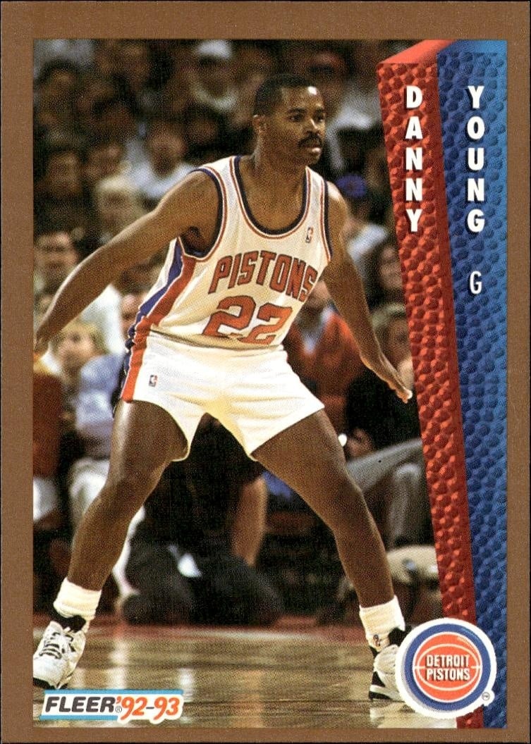 1992-93 Fleer Danny Young #337 trading card