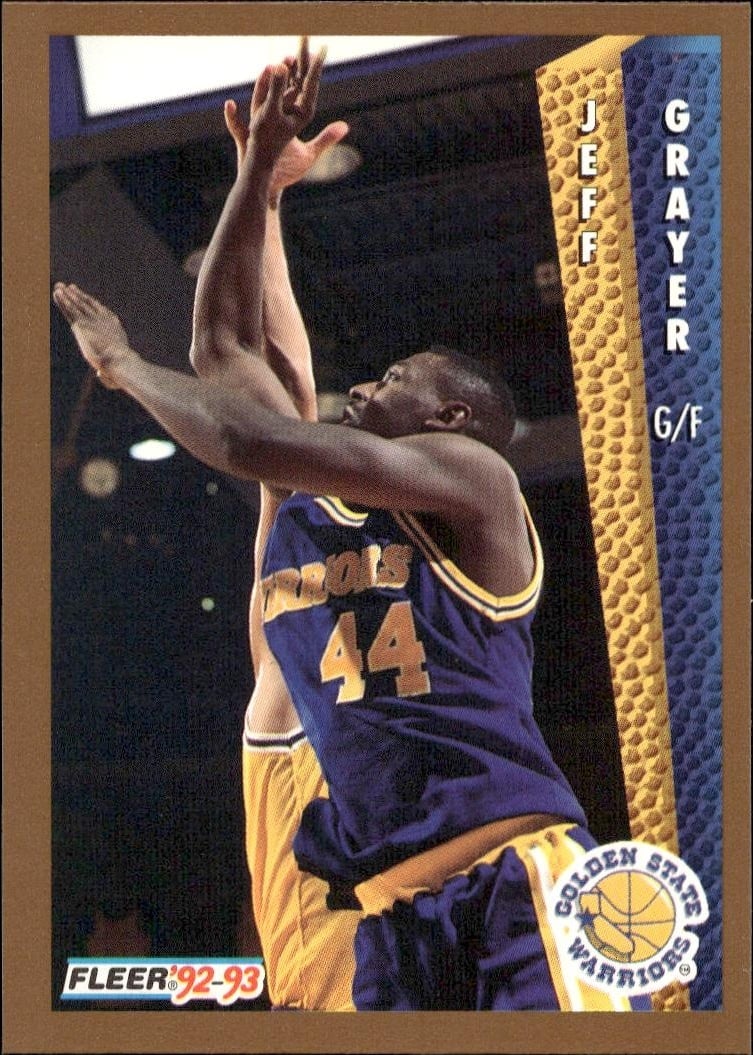 1992-93 Fleer Jeff Grayer #339 trading card