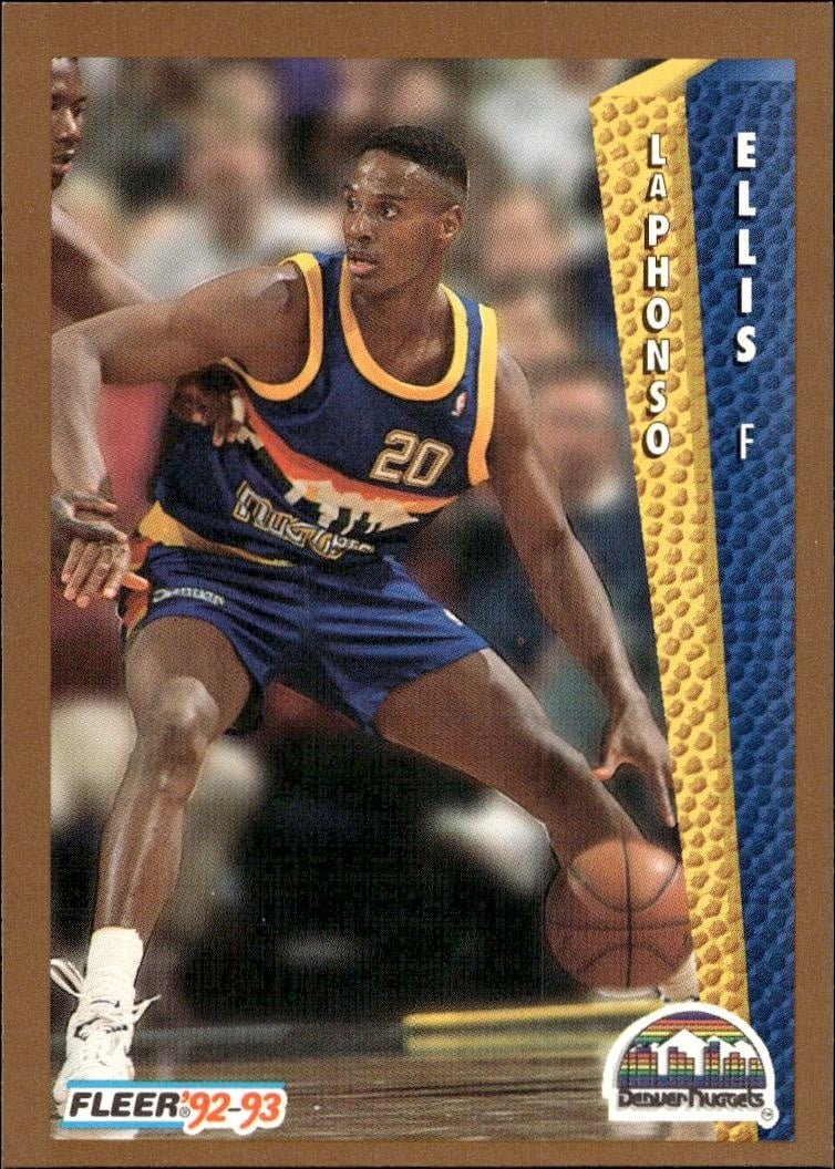 1992-93 Fleer LaPhonso Ellis #328 trading card