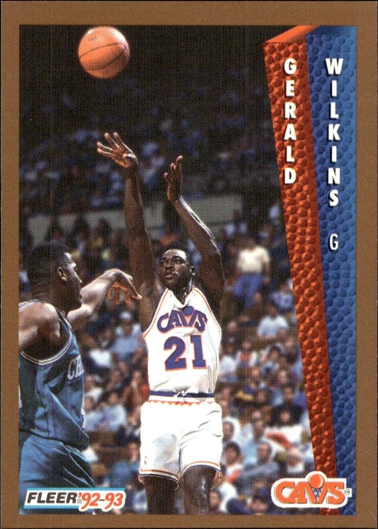 1992-93 Fleer Gerald Wilkins #320 trading card