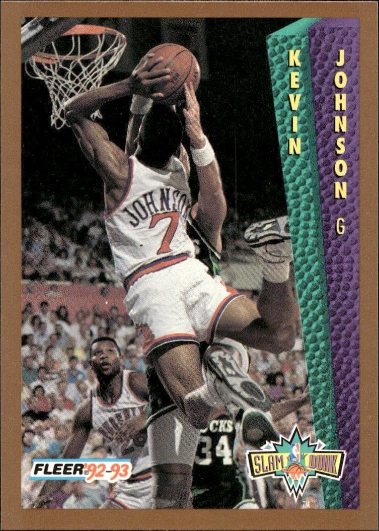 1992-93 Fleer Kevin Johnson #282 trading card