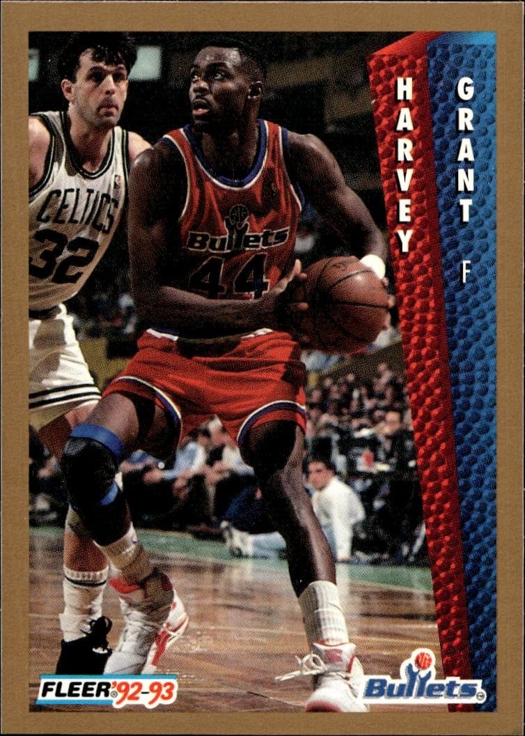 1992-93 Fleer Harvey Grant #233 trading card