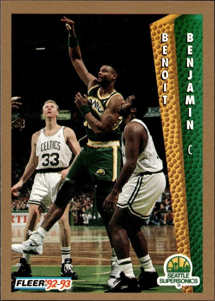 1992 Fleer Benoit Benjamin #209 basketball trading card front