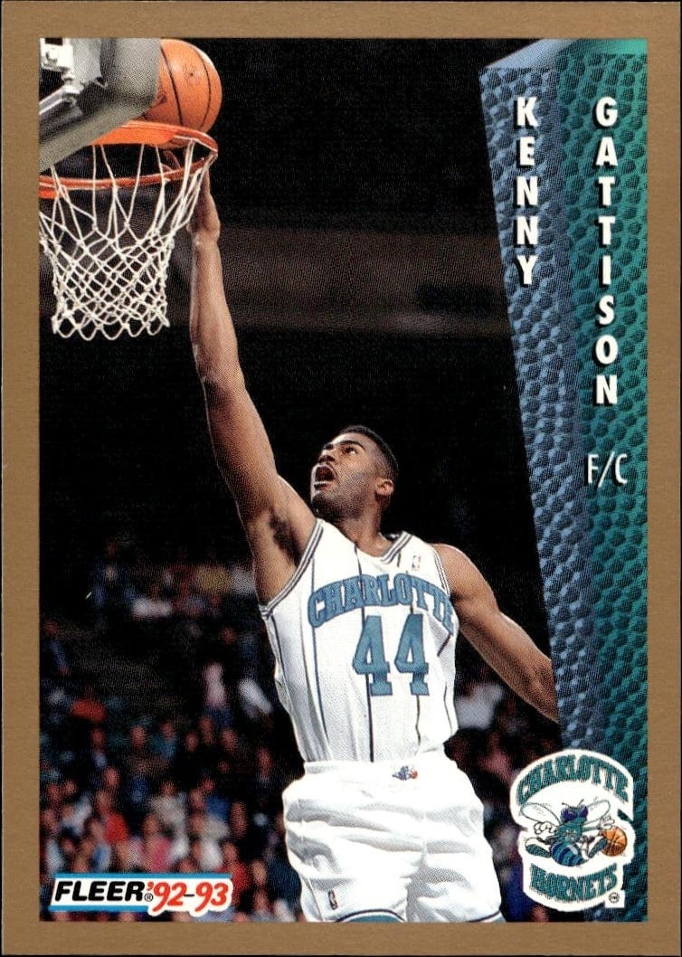 1992 Fleer Kenny Gattison #23 basketball trading card front