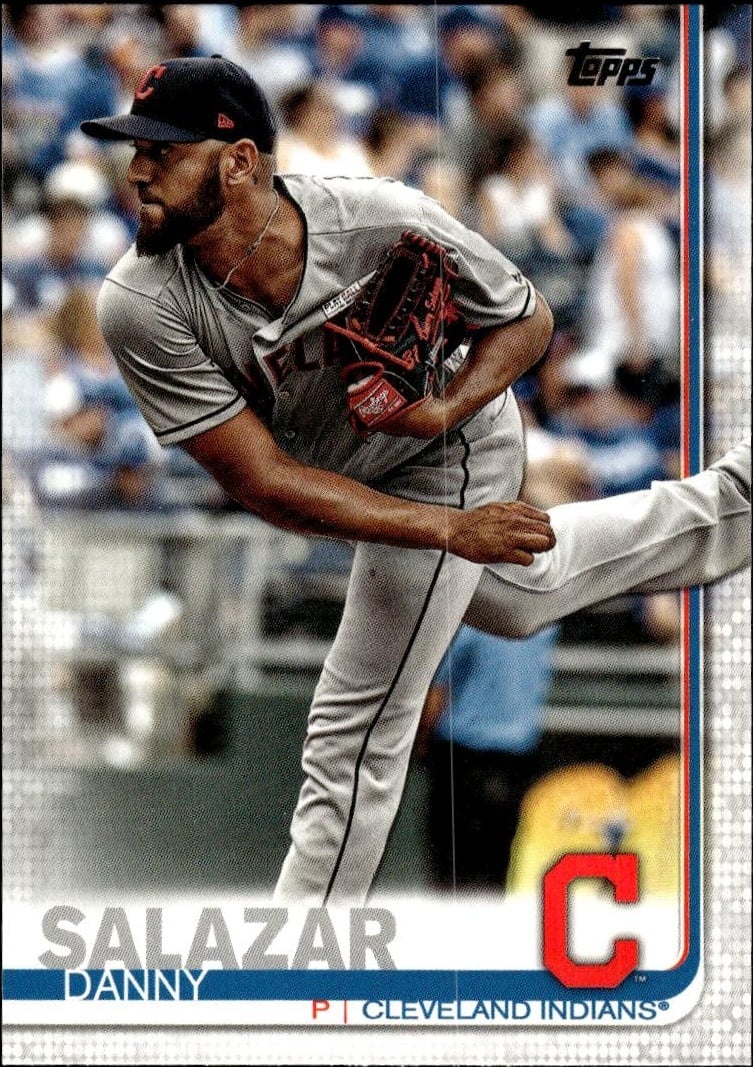2019 Topps Series 2 Danny Salazar #673 trading card