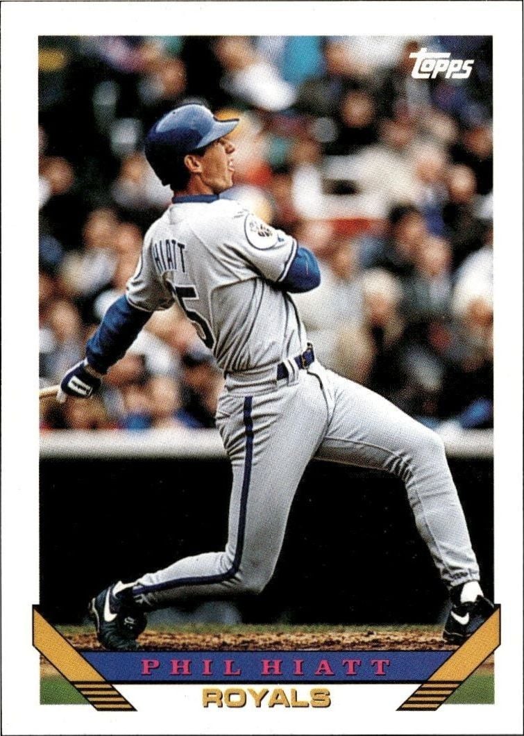 1993 Topps Traded Phil Hiatt #29T trading card