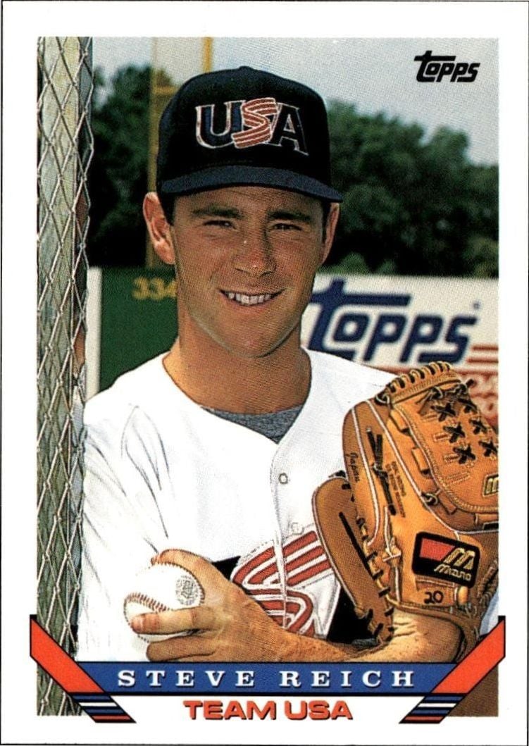 1993 Topps Traded Steve Reich #85T trading card