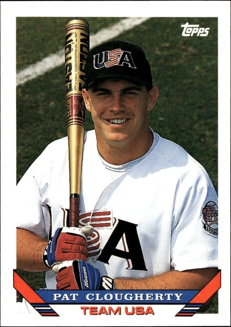 1993 Topps Traded Pat Clougherty #34T trading card