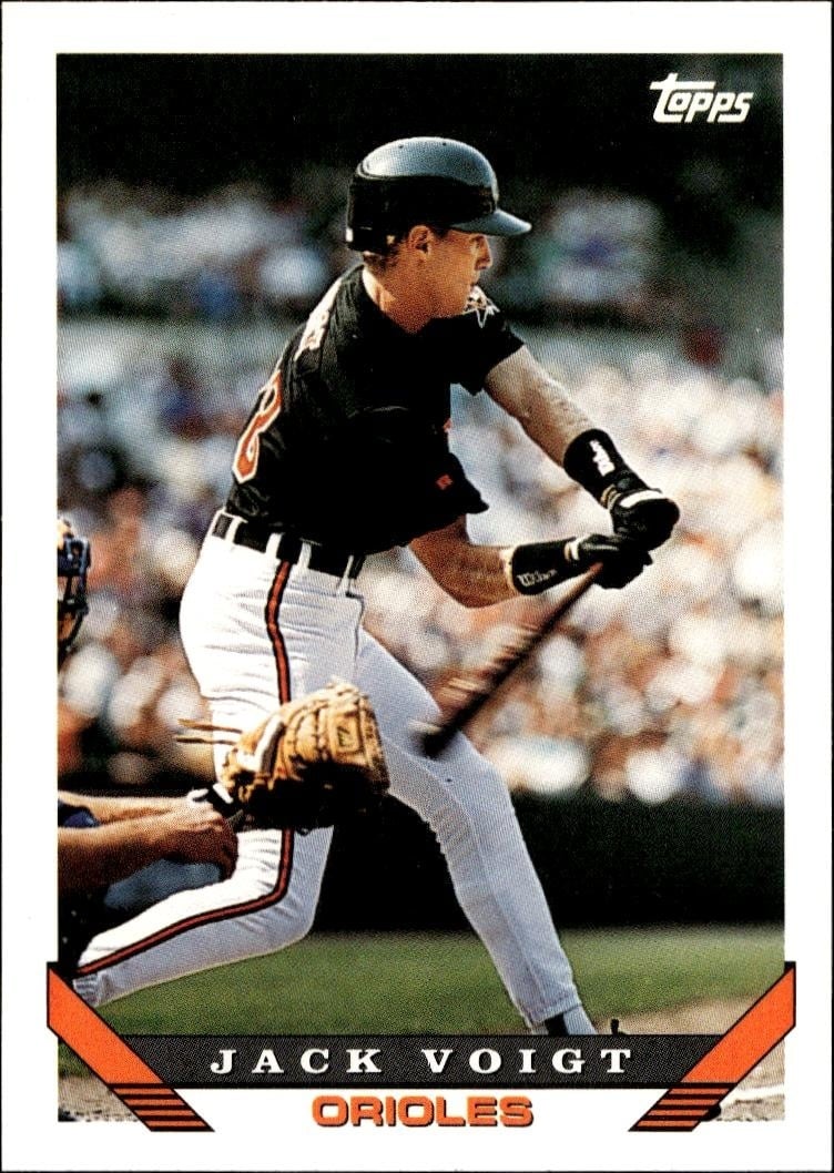 1993 Topps Traded Jack Voigt #27T trading card