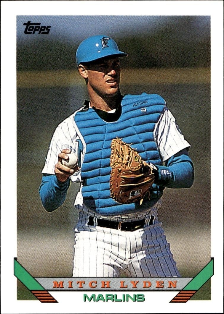 1993 Topps Traded Mitch Lyden #61T trading card