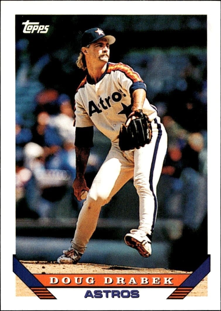 1993 Topps Traded Doug Drabek #94T trading card
