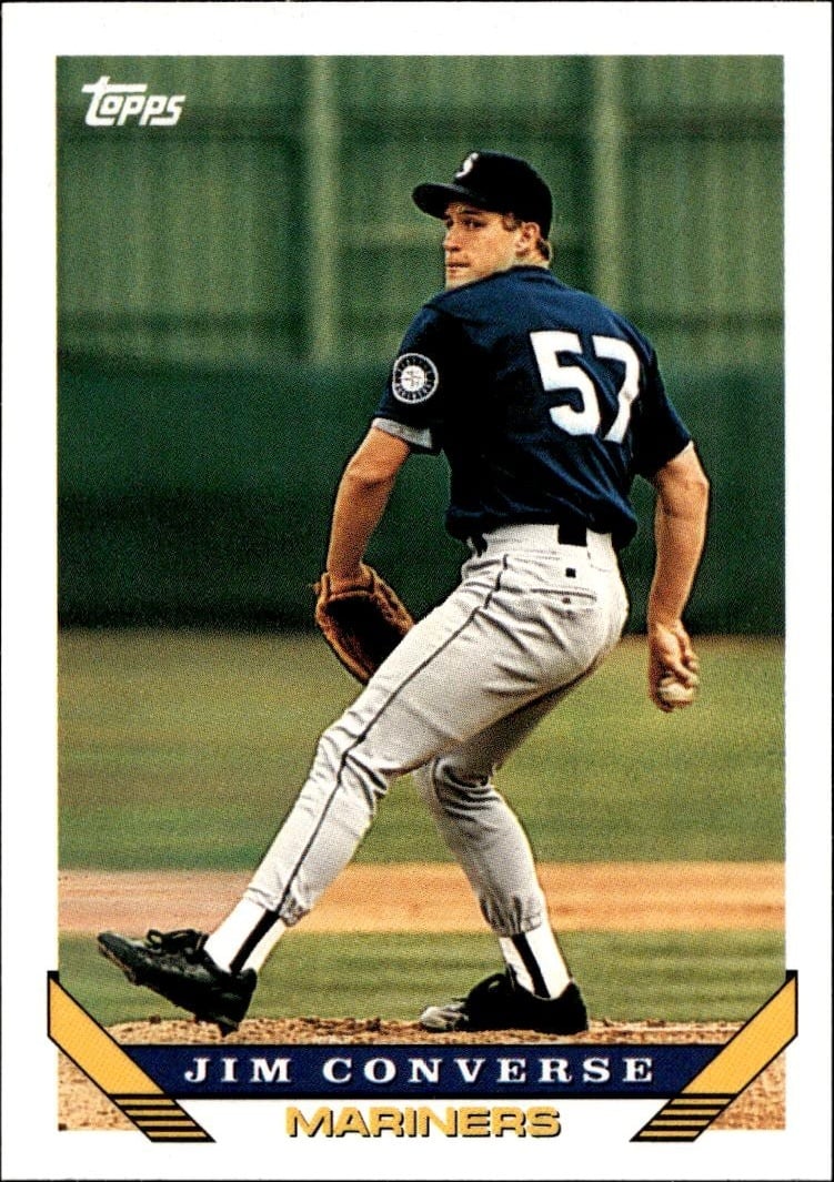 1993 Topps Traded Jim Converse #40T trading card