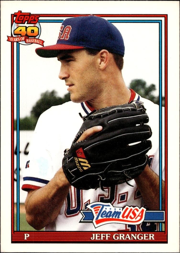 1991 Topps Traded Jeff Granger #49T trading card