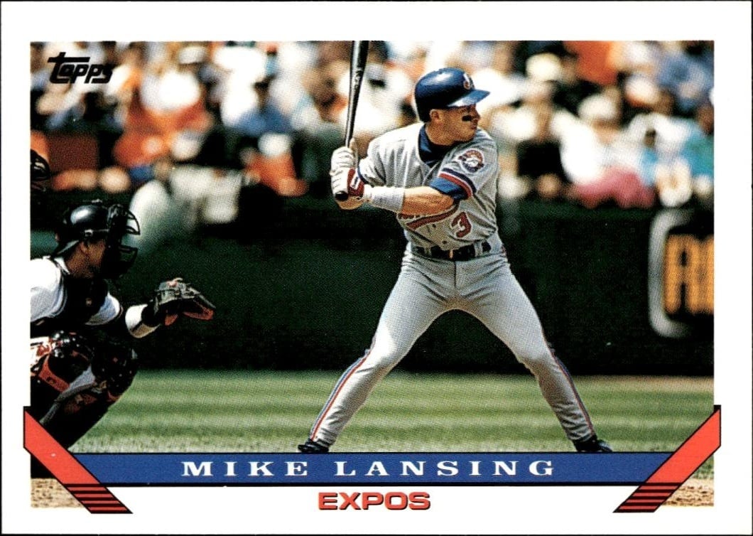 1993 Topps Traded Mike Lansing #99T trading card