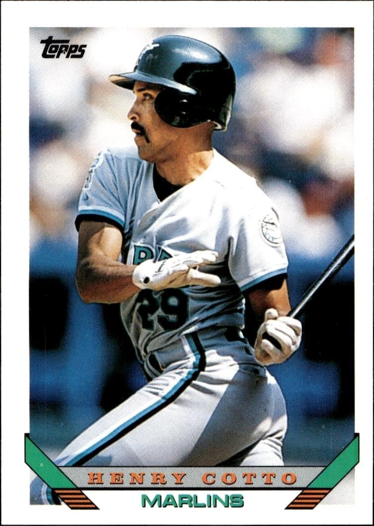 1993 Topps Traded Henry Cotto #121T trading card