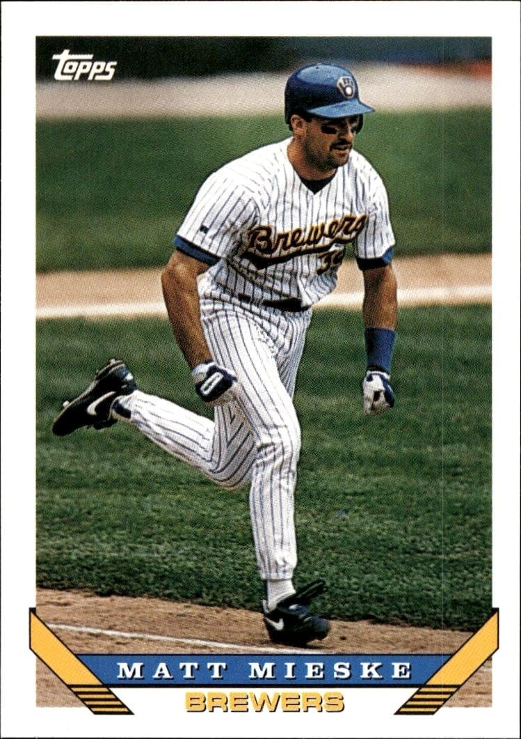 1993 Topps Traded Matt Mieske #72T trading card