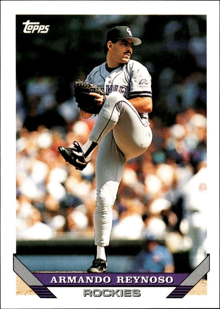 1993 Topps Traded Armando Reynoso #116T trading card