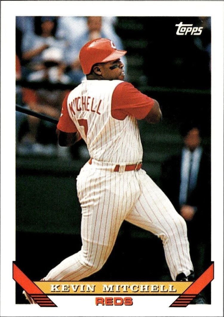 1993 Topps Traded Kevin Mitchell #112T trading card