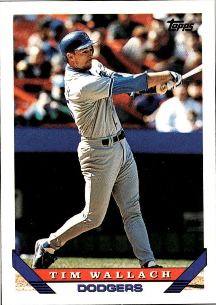 1993 Topps Traded Tim Wallach #127T trading card