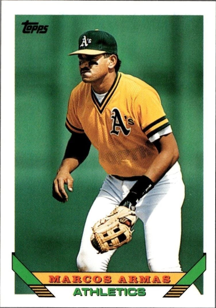 1993 Topps Traded Marcos Armas #100T trading card