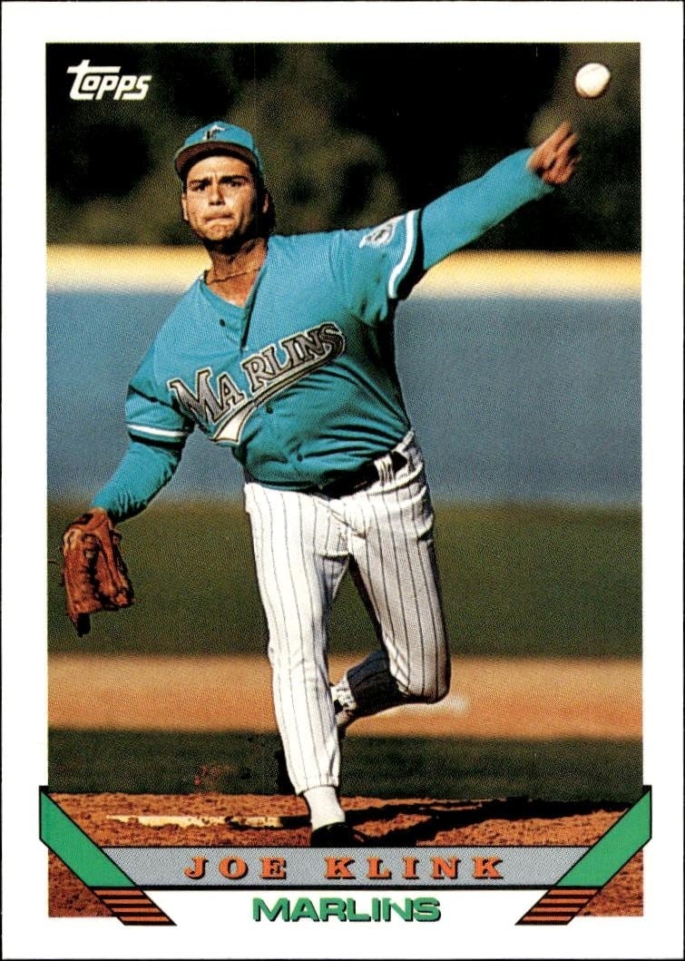 1993 Topps Traded Joe Klink #95T trading card