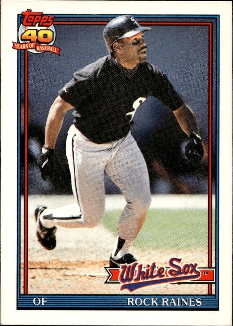 1991 Topps Traded Tim Raines #94T trading card