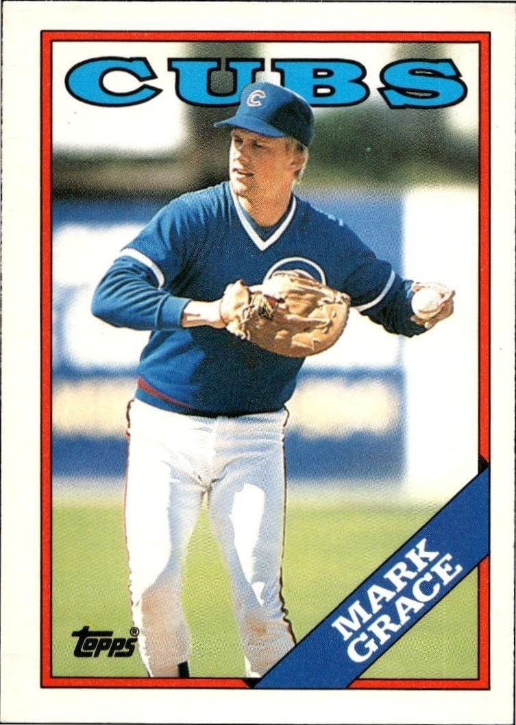 1988 Topps Traded Mark Grace #42T trading card
