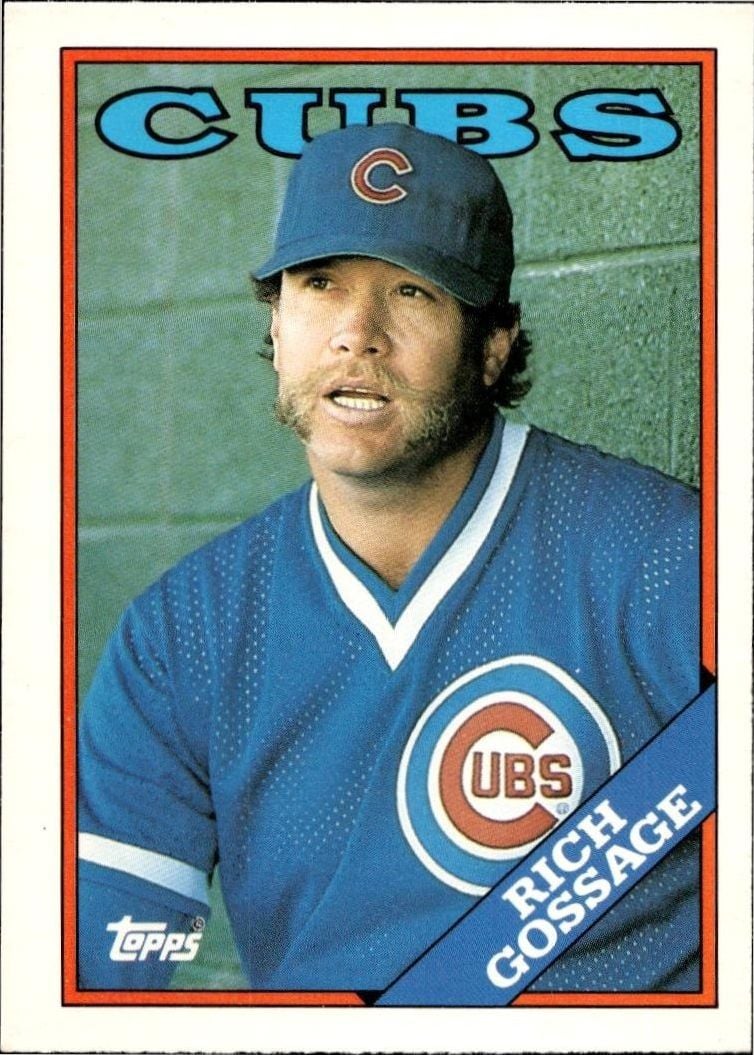 1988 Topps Traded Rich Gossage #41T trading card