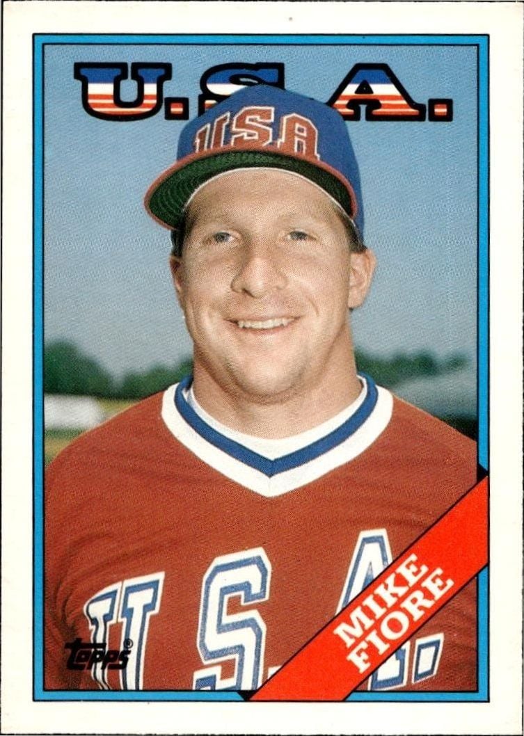 1988 Topps Traded Mike Fiore #38T trading card