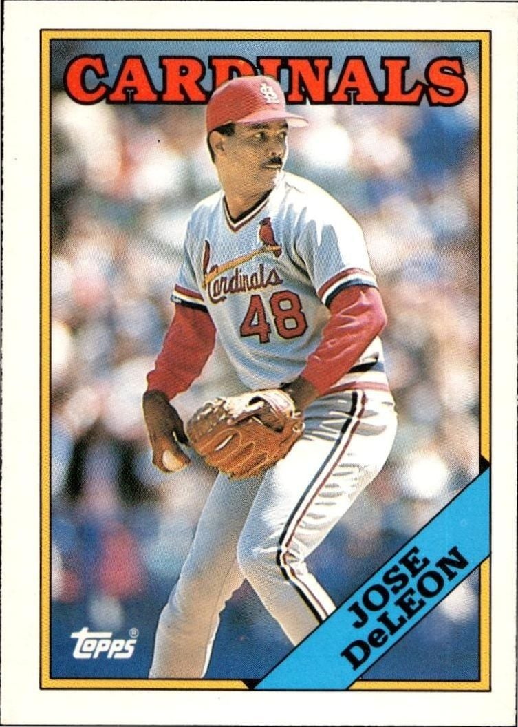 1988 Topps Traded Jose DeLeon #34T trading card