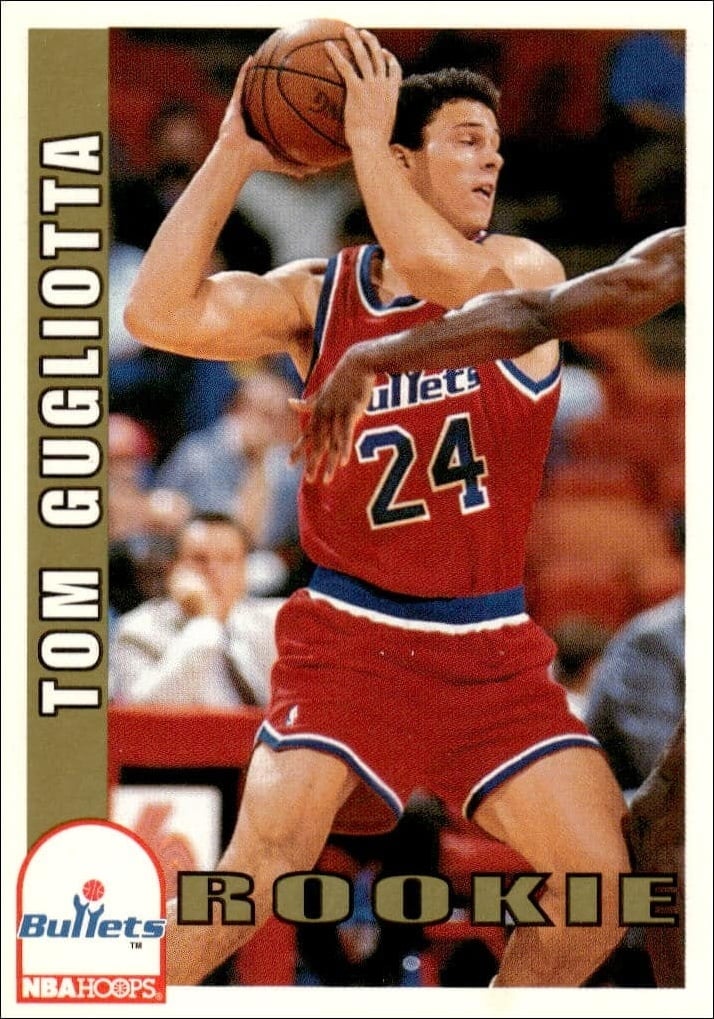 1992-93 Skybox NBA Hoops Series 2 Tom Gugliotta #476 trading card