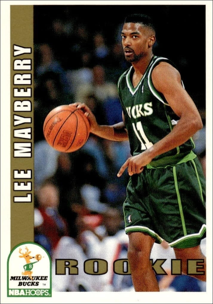 1992-93 Skybox Nba Hoops Series 2 Lee Mayberry #419 basketball trading card front