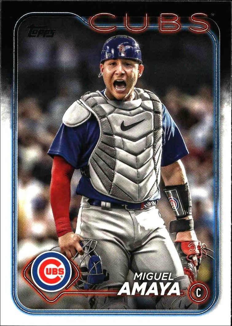 2024 Topps Series 1 Miguel Amaya #319 trading card
