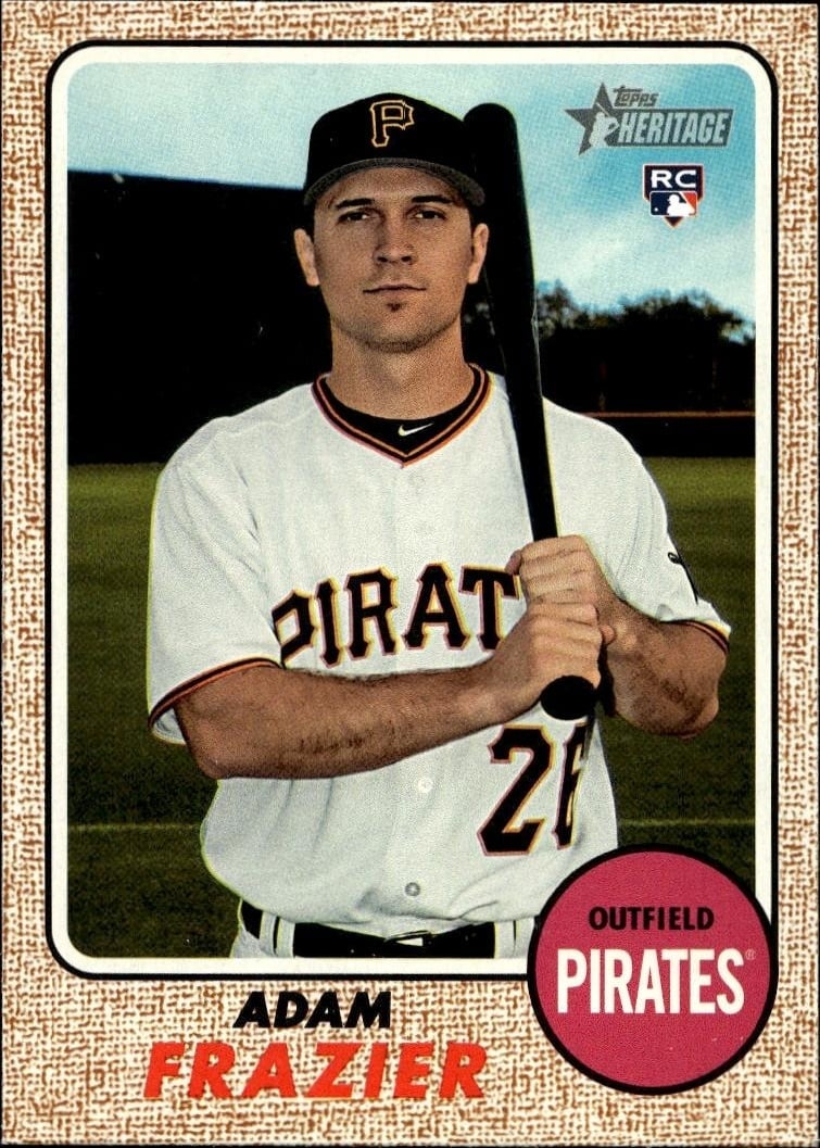 2017 Topps Heritage Adam Frazier #669 trading card