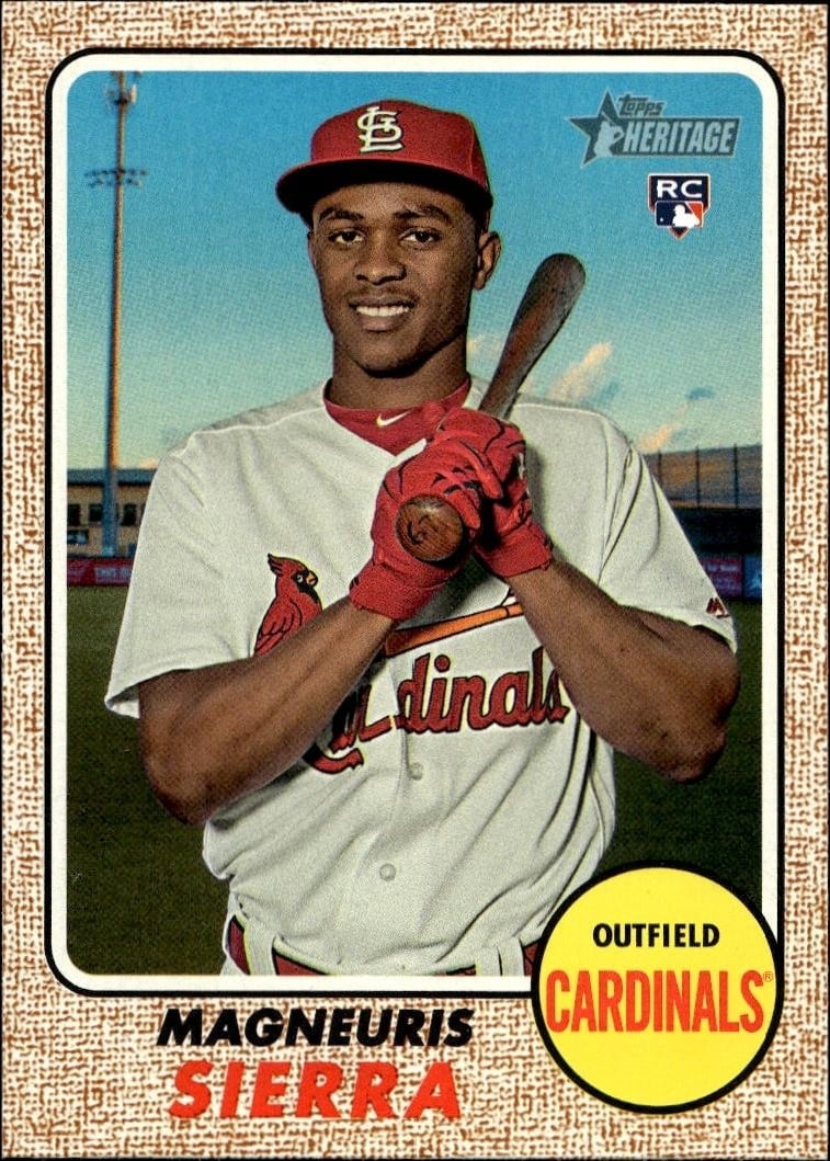 2017 Topps Heritage Magneuris Sierra #674 trading card