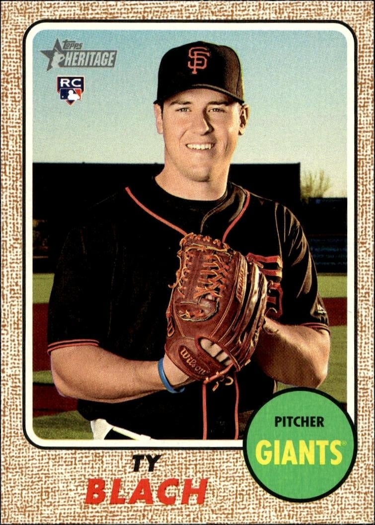 2017 Topps Heritage Ty Blach #659 trading card