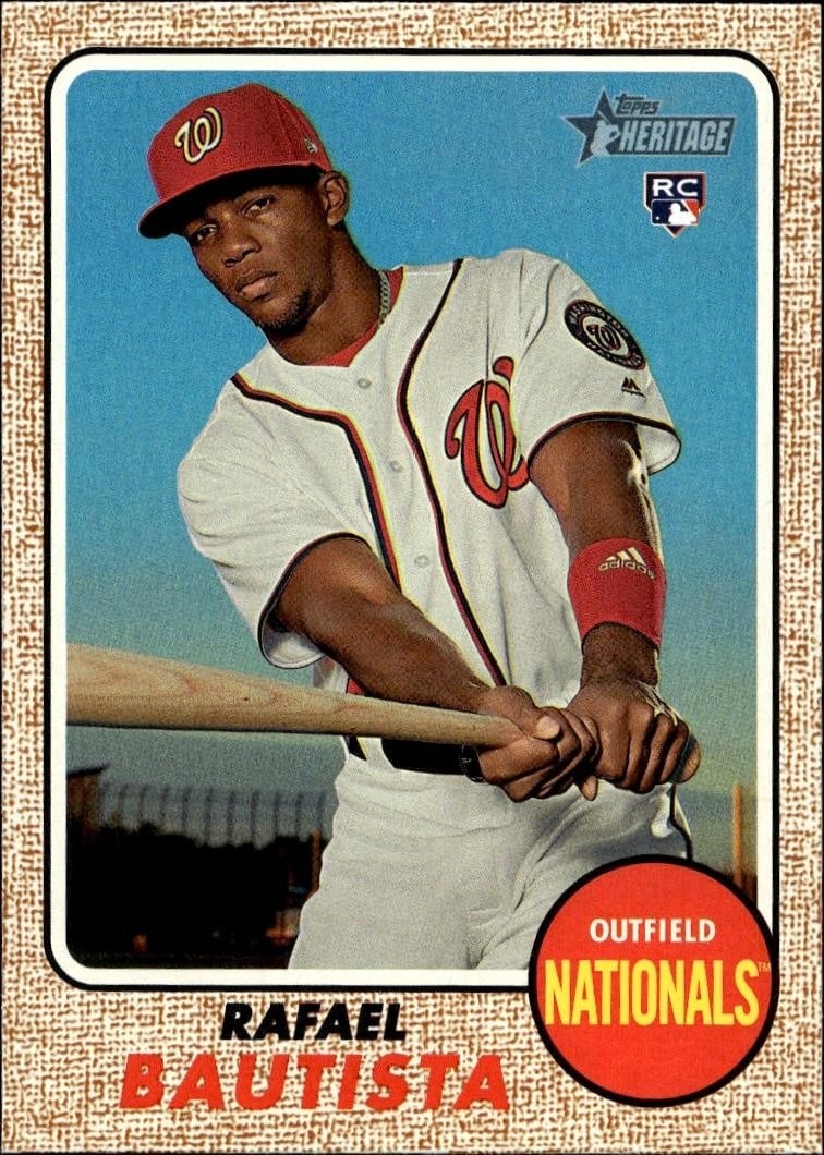 2017 Topps Heritage Rafael Bautista #583 trading card