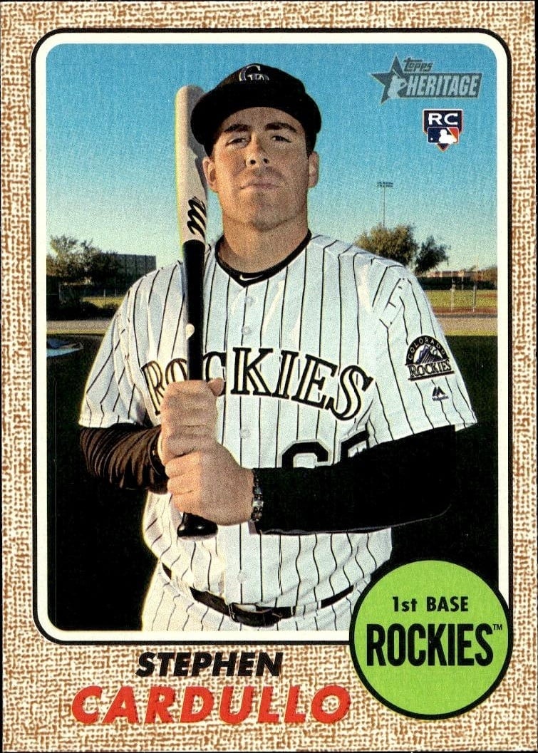 2017 Topps Heritage Stephen Cardullo #560 trading card