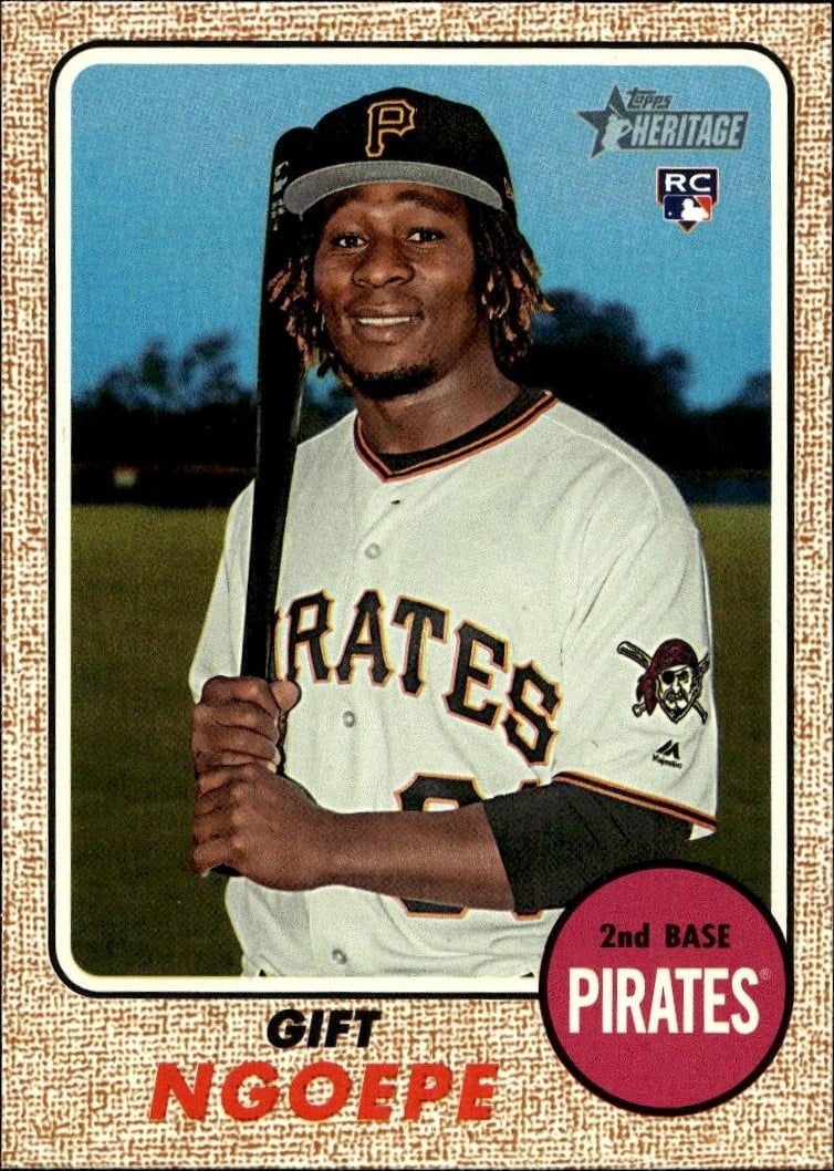 2017 Topps Heritage Gift Ngoepe #519 trading card