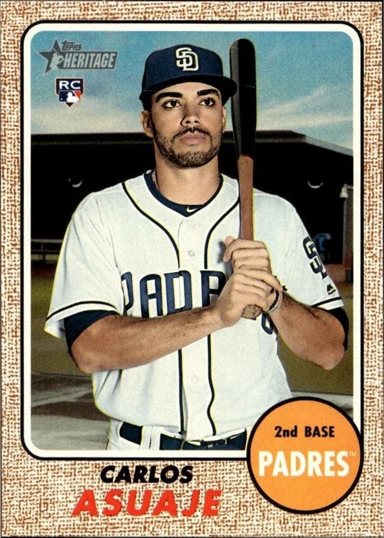 2017 Topps Heritage Carlos Asuaje #520 trading card